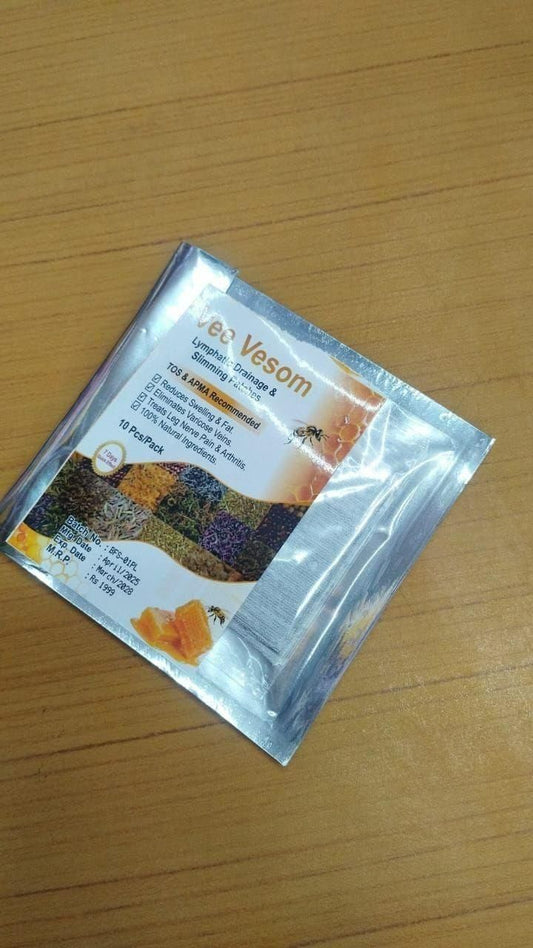 Vee Vesom Lymphatic Daiamage & Sliming Patches (10 Patches)